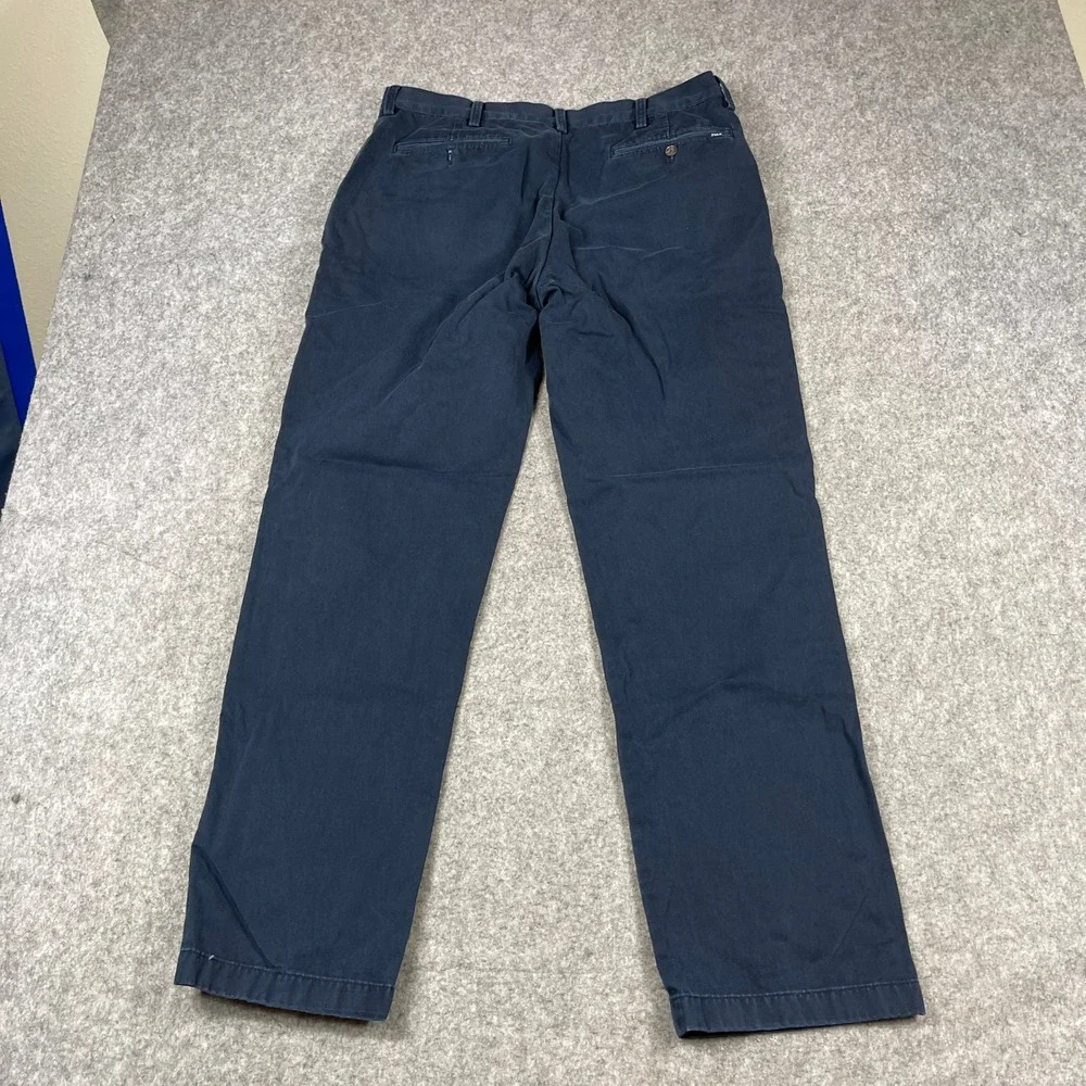Polo Ralph Lauren Mens Classic Fit Chino Pants Navy Blue Cotton Twill 34x31
